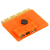 Micro:bit硅胶外壳 Microbit V2开发板适用保护软壳保护套橙色