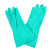 拓丰丁晴防护手套工业家务防水厨房食品耐油清洁耐磨防化学耐酸碱 绿色5双包邮 S