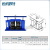 阻尼弹簧减震器冷却塔空调冷水机组水泵风机防震垫变压器隔振平台 HFJ-4-3200