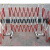 米逡可移动式玻璃钢片式围栏电力施工伸缩围栏安全绝缘隔离围栏防护栏 1.2米高*5米长