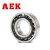 AEK/艾翌克 美国进口 608 耐高温轴承300度 深沟球轴承 满珠黑色（低速-无保持架）