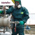 ALPHATEC重型连体防化服耐酸碱有毒气体防护服工厂危险品运输 4000防酸性两件套 XXL码