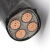yjv电力电缆3+1/4芯4/6/10/16/25/35/50平方铜芯聚氯乙烯电力电缆 yjv3*4+1*2.5