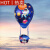 创京懿选飞天飘空热气球 热气球 卡通儿童火箭4D飘空太空球航空火箭 飞天 章鱼粉 10个