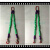 杨笙福国标工业行车吊装带起重吊带吊具成套组合吊索具吊钩2腿3腿 5吨2米2腿(默认宽嘴钩)