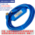 适用数据线FX3U通讯下载FX2N/1N/3GA编程电缆USB-SC09-FX USB-SC09-FX 增强款 蓝/红/黄色随机发 3M