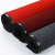 冰禹 BYrl-26 复合双条纹加密吸尘地毯 走廊过道耐磨地垫 防滑垫楼梯毯 大红色 0.9米宽*1米(定制款不退换) 