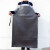 皮革围裙防水防油pu材质加厚水产厨房生鲜印制logo 黑色  6件