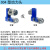 腾锟  4号BT40型防水结构型钻磨镗铣电机组合高精度动力头主轴头 蓝色普通BT40+3000W电机 