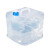 户外可折叠水袋大容量储水袋登山旅游便携式塑料储水桶露营蓄水囊 5L透明储水袋2个装