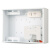 德力西光纤信息箱CDEN1X家用多媒体集线信息箱乳白面板大中小箱 小箱300*250*120