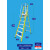 装修玻璃纤维登高工程折叠铝合金扶手围栏电工绝缘阁楼平台梯 GAE-07玻璃纤维平台梯（含网，轮，踢脚板）