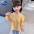 迪士尼（Disney）2024春款女童长袖洋气衬衫新款儿童装女孩宝宝娃娃领上衣花苞领 白色 120码(建议身高108-115cm 5-6周