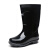 回力雨鞋户外钓鱼防水不易滑雨靴耐磨水鞋 838黑色中筒 42码 