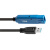德国LINDY 8米USB 3.0公对母可串接专业有源延长线视频会议室专用 黑色 8m