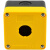 德力西LAY5SHZ单孔按钮盒1孔 2孔 3孔黄色急停按钮盒开关盒接线盒 1孔黄色