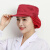 迈恻亦轩之新厂专用帽子工作帽白色生产车间无尘工厂防尘网帽 头顶布红色 可调节