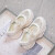 Supnba21女童运动鞋2024年春季新款儿童软底公主鞋时尚老爹鞋透气网鞋 米白色 26码内长16cm