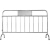不锈钢铁马护栏 商场交通安全道路围栏 铁马护栏地铁隔离栏带移动 20138管 单面印字1.2m*1.5m