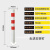 防撞柱圆柱钢管警示柱铁固定立柱反光撞镀锌路障杆车位地桩加厚桩 红白 预埋1000*76*2.0mm