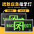 定制新国标安全出口指示牌led消防应急灯插电紧急疏散逃生通道标志灯 单面-安全出口 双面-双向