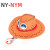 NY-NYM艾斯帽cosplay海贼王火拳帽子原版动漫周边帽子麂皮绒牛仔帽道具 红色 M(56-58cm)