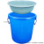 泔水干湿过滤分离带滤网大号厨房垃圾桶厨余茶叶茶水沥水潲水桶篮 红色50K型沥水篮