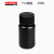NIKKO试剂瓶HDPE塑料瓶圆瓶大口小口黑色避光样品瓶避光液体 黑色小口圆瓶 100ml