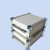 K型铝型材外壳仪表机箱DIY工控控制盒电源线路板壳体设备箱定制 2U*63孔*350全深