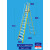 装修玻璃纤维登高工程折叠铝合金扶手围栏电工绝缘阁楼平台梯 GAE-12玻璃纤维平台梯（含网，轮，踢脚板）
