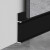贝安象（BEIANXIANG）铝合金踢脚线内嵌式地脚线木饰面护墙板嵌入式极窄暗装客厅踢脚板 (内嵌F型) 5.5cm 哑光黑-1米