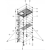 铝合金脚手架深圳广州移动平台厂家快装建筑铝架高空作业爬梯 平台高度5.1米