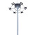 中盏 GS3510400L led电动升降高杆灯大型足球场广场灯篮球场灯港口车站停车场码头体育场高度35米+10个400WLED灯具