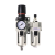 处理器AC3010-03气动油水分离器空压机气泵调压过滤器二联件 AC 3010-03（配8mm管接头）