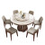 Xiao Mu Wu大理石餐桌 北欧餐桌椅组合 现代简约实木圆形 1.2米大理石单餐桌