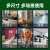 天枢平口式大号黑色塑料加大加厚垃圾袋物业酒店物业商用130x140cm50只特厚款