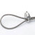 鹿色 304不锈钢钢丝绳夹头U型夹卡头钢丝夹轧头线卡子线夹 304/M5夹头（2个） 一包价 