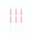 旭辰希 XCJSZ-12150 警示贴 1.5米/个(单位:个)红白色