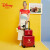 迪士尼迪士尼儿童行李箱女孩可坐骑学生密码拉杆箱男可爱卡通宝宝旅行箱 一起玩耍 红 19寸+12寸 子母箱