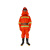 江山得利（JIANGSHANDELI）97消防战斗训练服抢险救援 上衣+裤子红色M码 定做1套