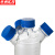 京洲实邦 流动相液瓶 实验室螺口储液试剂瓶 三口/含无孔蓝盖2000ml ZJ-1348