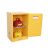 西斯贝尔 WA810120 防火防爆柜89*59*46FM安全柜易燃液体安全储存柜黄色 1台装