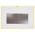 海斯迪克 HKW-299 加厚磁性文件保护套 卡套卡片袋 黄色A4(10个)