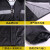 沸耐笙 FNS-07076 黑色牛津布PVC风衣户外双层成人反光雨衣 双层牛津布雨衣 3XL 件