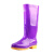回力 雨鞋813女士款防滑牛筋底彩色水鞋 813-高筒紫色 37码 