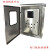 304不锈钢配电箱室外双门仪表箱双层门防水箱控制柜500 400 400300200