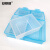 安赛瑞 体温计消毒盒 温度计消毒盒浸泡干燥一体式 塑料干湿两用避光收纳盒塑料盒 淡蓝色 23×15×6cm 601061
