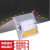 铸铝道钉反光道钉凸起路标道路安全夜间反光标识轮廓标双黄全铝 双黄塑料道钉10个