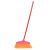 卫洋 WYS-182扫把扫地扫帚清洁工具 木柄塑料扫把 颜色随机 冰丝软毛细丝10个装