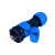 尚江XL21 工业防水IP68公母连接器 5-25A 户外航空电缆插头套装插座 XL21-5芯15A（面板式） 